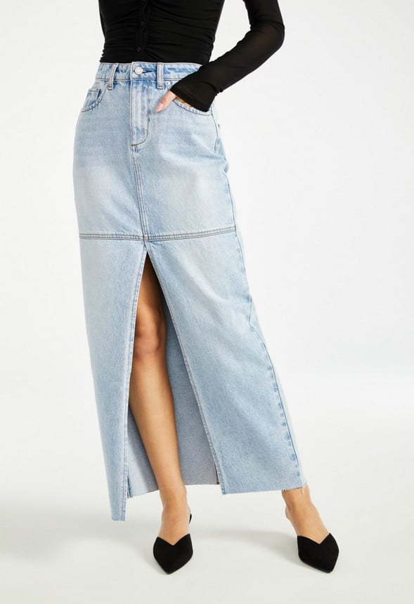 Ricki Maxi Denim Skirt