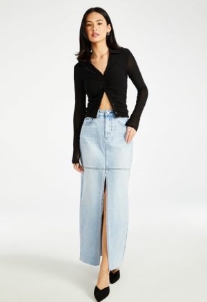 Ricki Maxi Denim Skirt