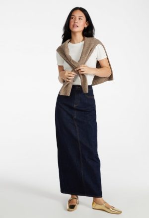 Kelcey Maxi Denim Skirt