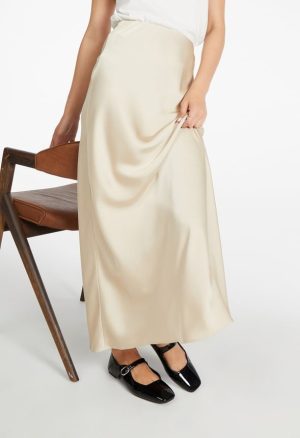 Charmeuse Maxi Skirt