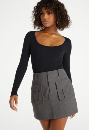 Cargo Utility Mini Skirt