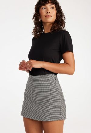 Houndstooth Skort