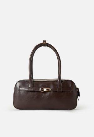 Long Strap Buckle Shoulder Bag