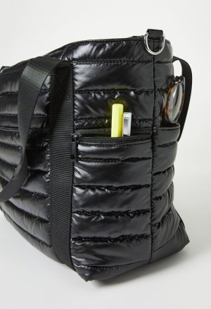 Quilted Nylon Tote