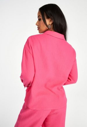 Cotton Gauze Button Down Shirt