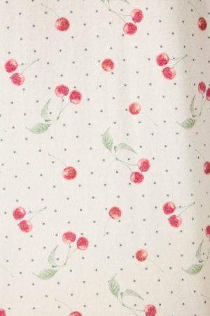 Cherry Print Peachy PJ Set