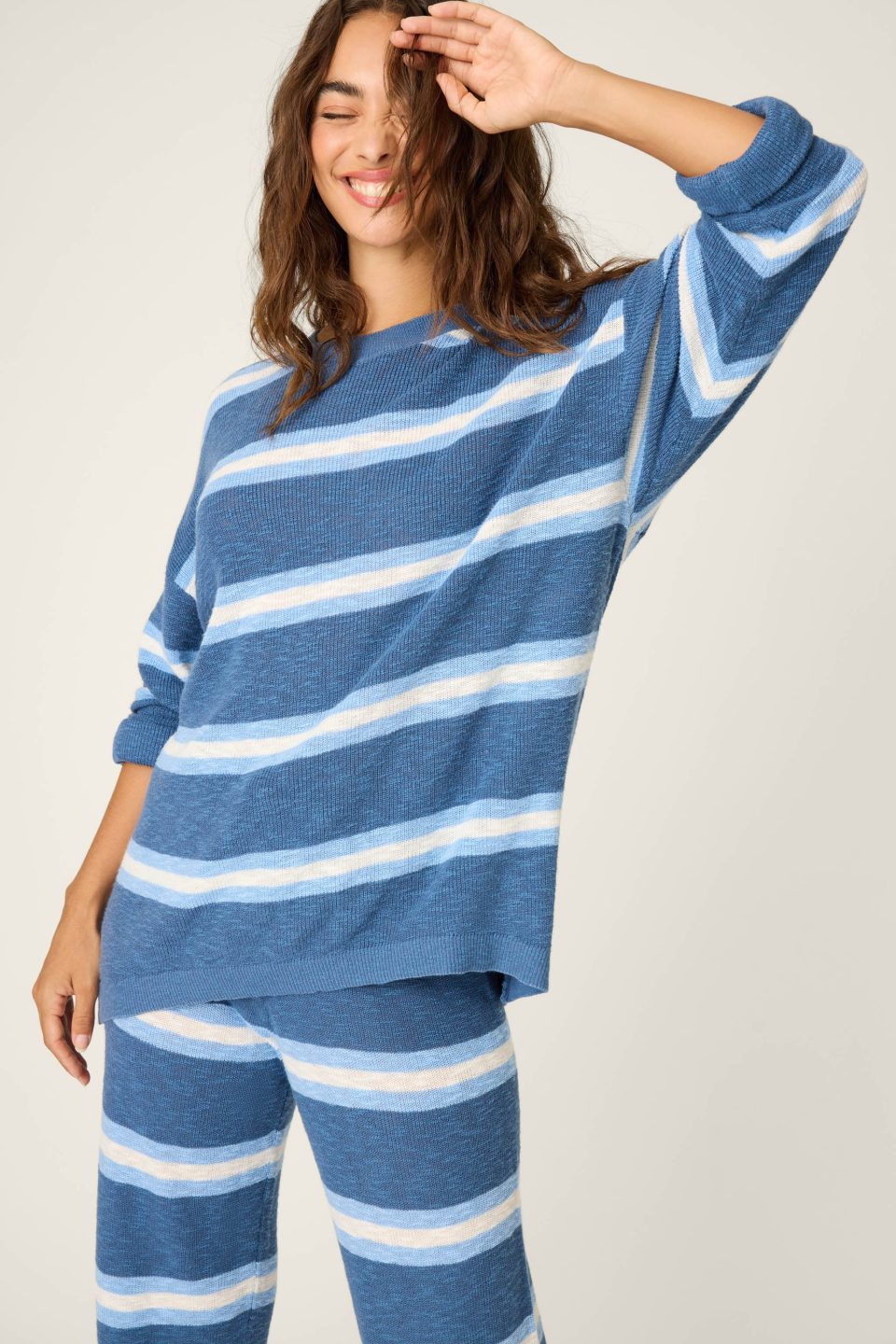 More Amour Striped Long Sleeve Top
