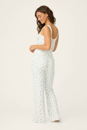 More Amour Ditsy Floral Pointelle PJ Set